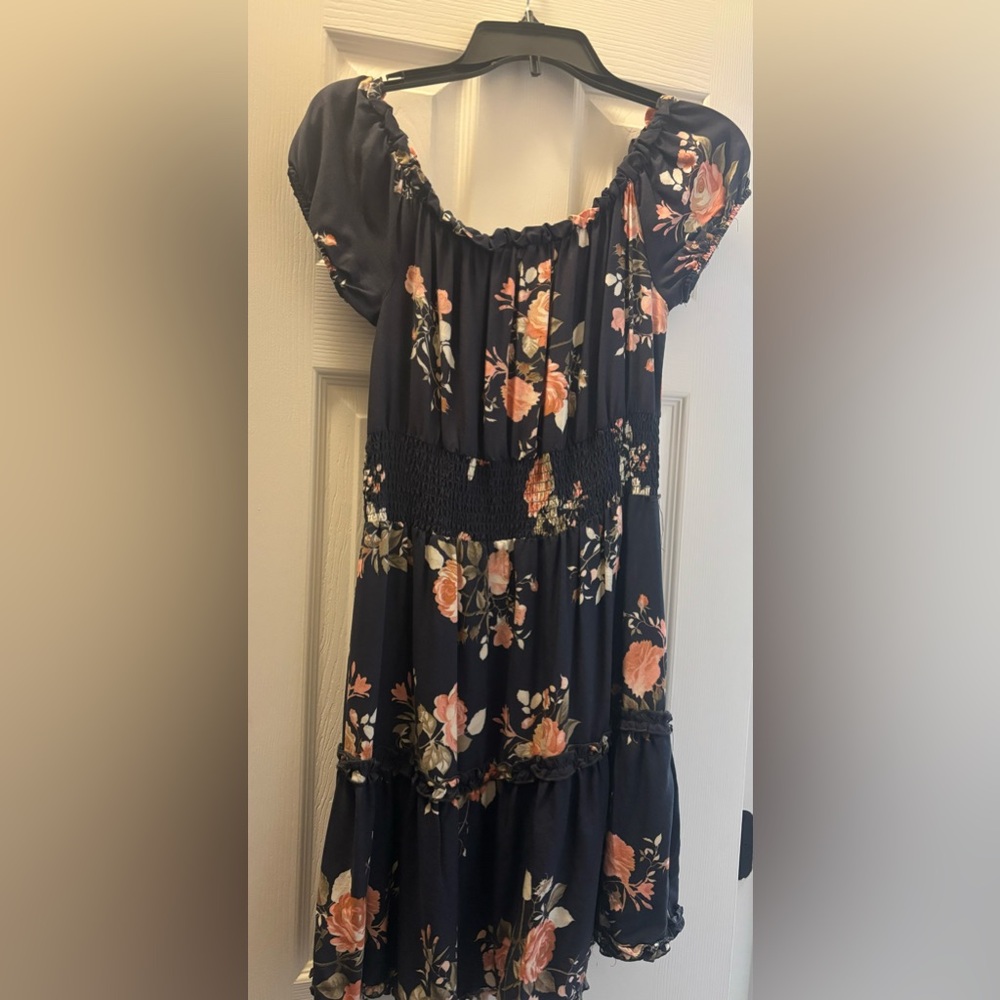 Off the shoulder floral dress